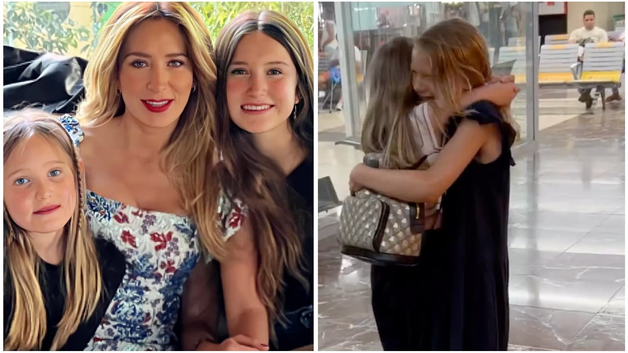 Geraldine Bazán sorprende a su hija y la lleva hasta España para que se reencuentre con su mejor amiga