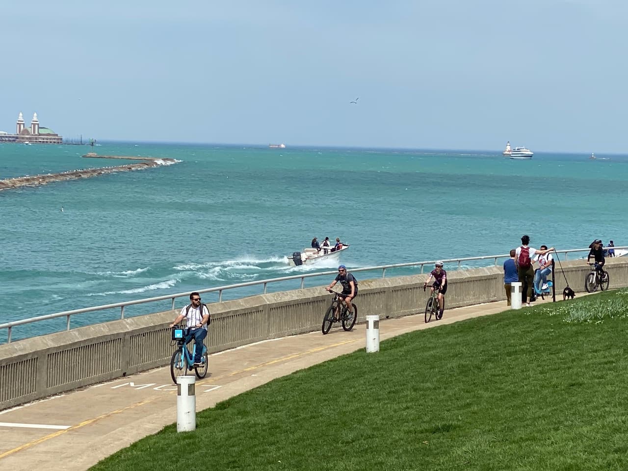 Habitantes de Chicago así disfrutaron del calor
