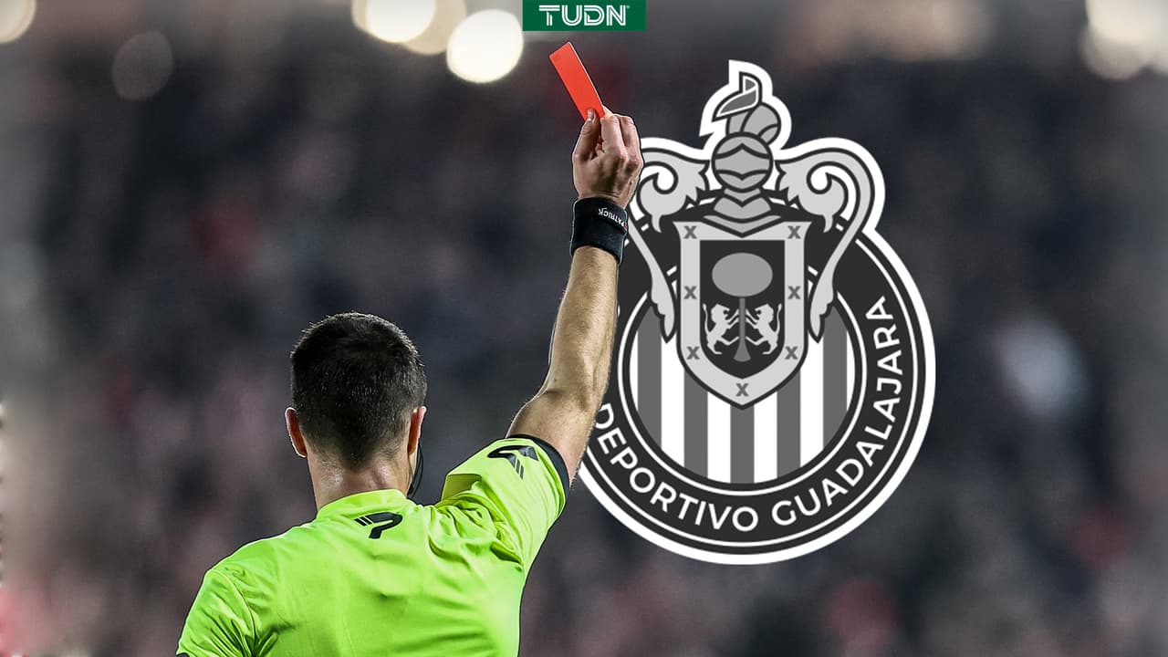 Chivas es el equipo con más expulsados en el Clausura 2025