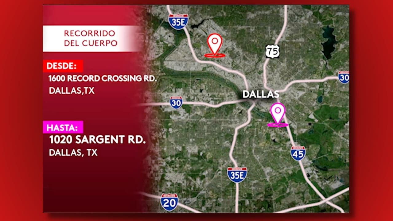 Recorrido del cuerpo de Teresa González: desde el lugar de la caída hasta la planta de aguas residuales.