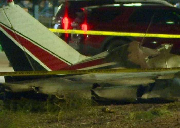 El accidente ocurrió cerca del aeropuerto de Chandler.