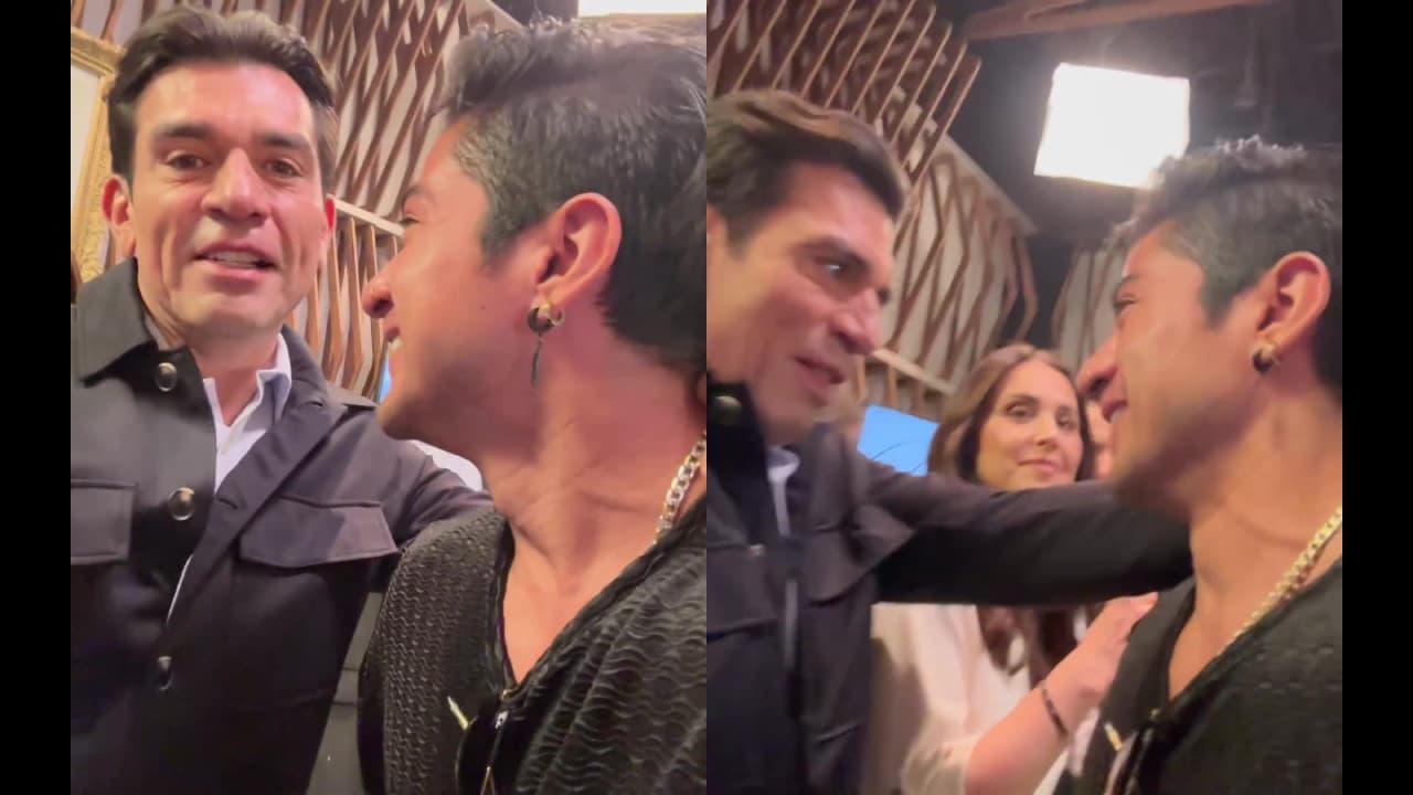 Jorge Salinas se reencontró con su hijo de La que no podía amar