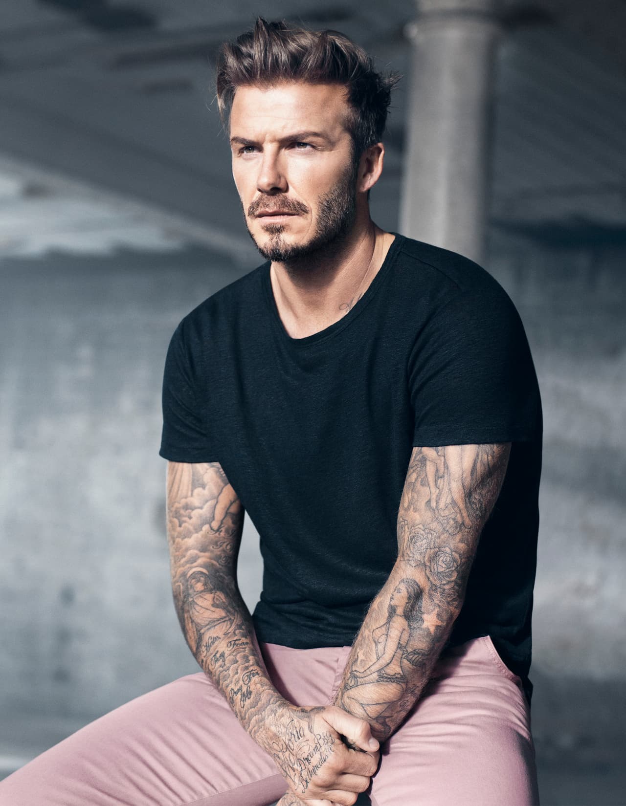 David Beckham estrena nuevo tatuaje en el tobillo