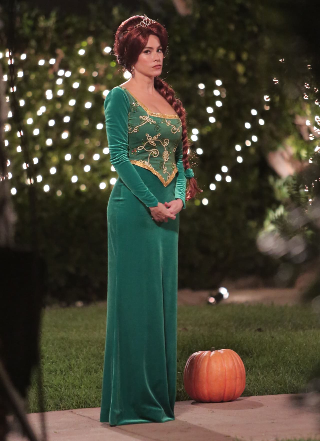 La actriz usó este disfraz para un capítulo de la serie 'Modern Family' y no se veía nada mal.