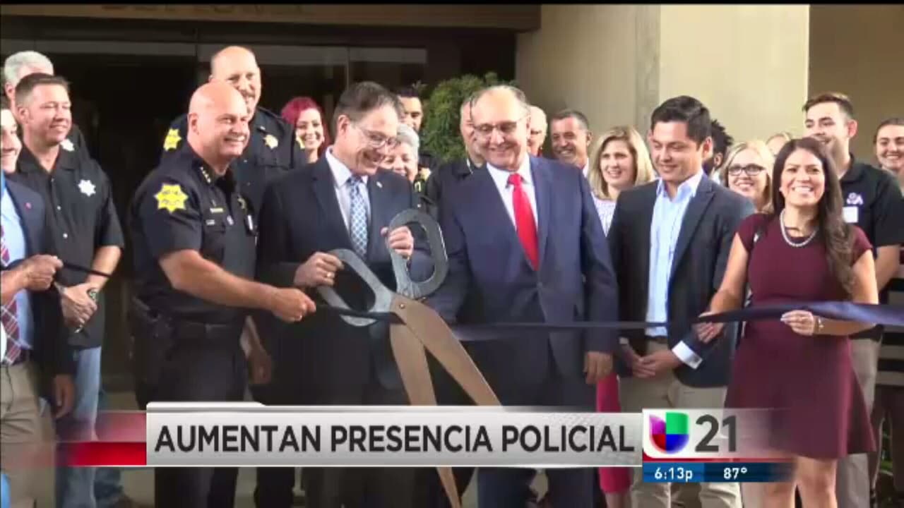 Nueva estación satelital en Fresno para la policía