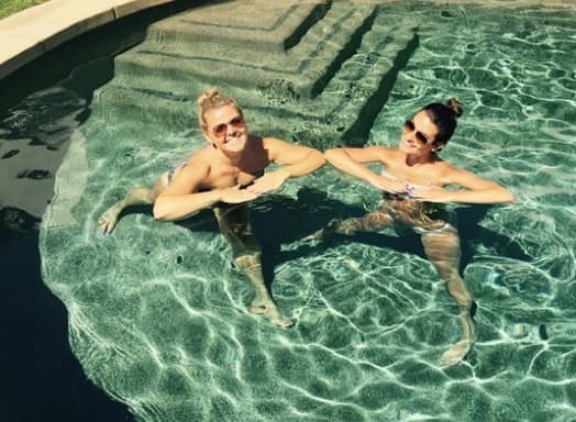 Lea se tomó unos días libres y gozó de lo lindo con sus amigas.