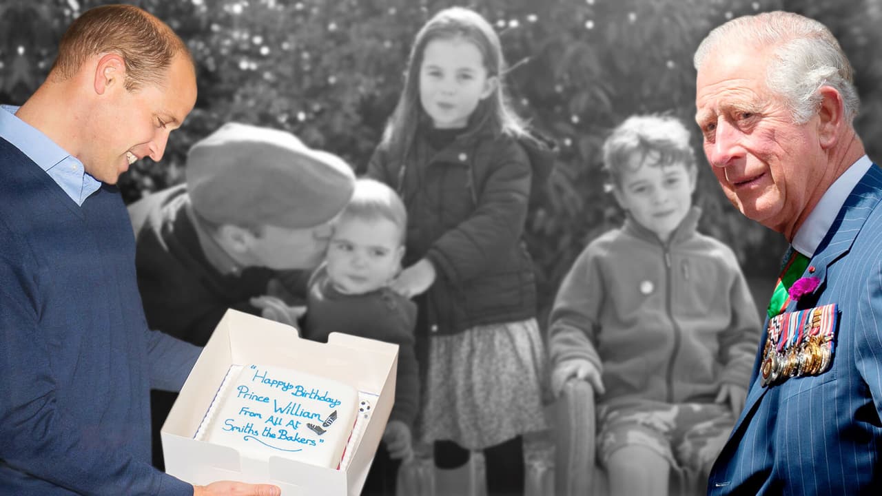 Como pocas veces se le ve al lado de su padre y jugando con sus tres hijos, el príncipe William llega a los 38 años 