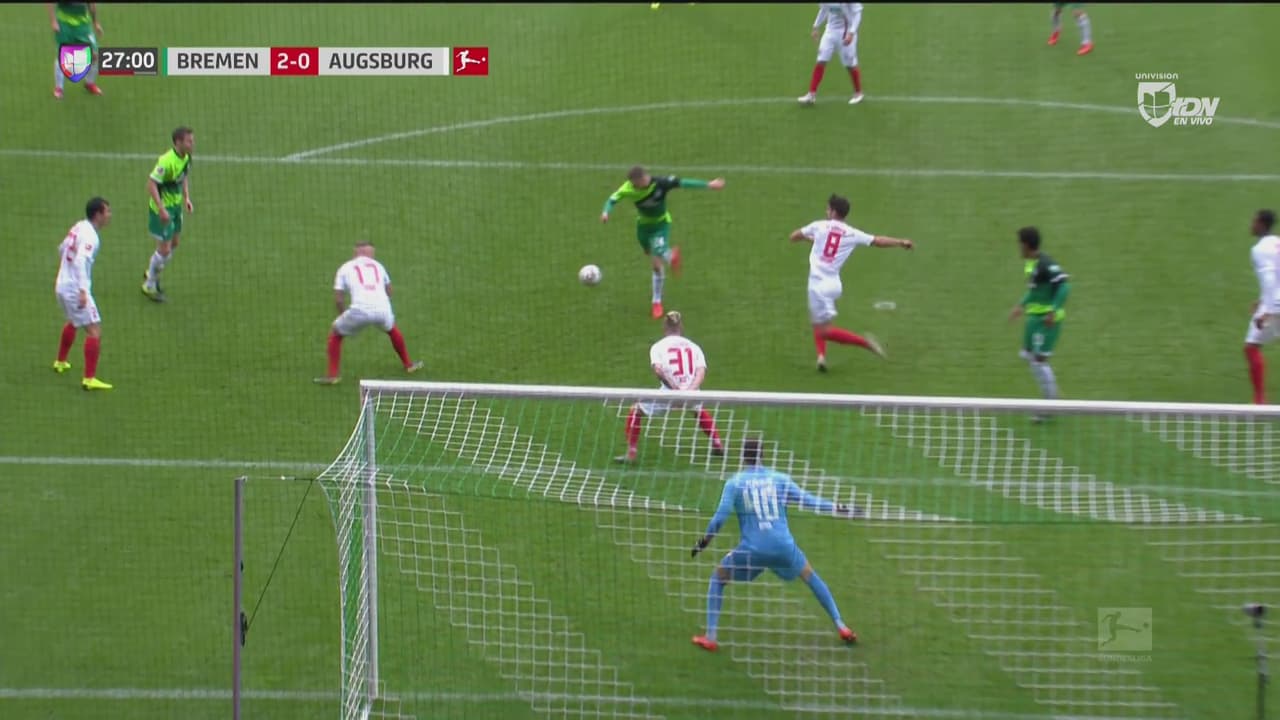 Con poco fútbol, Bremen ya va arriba 2-0