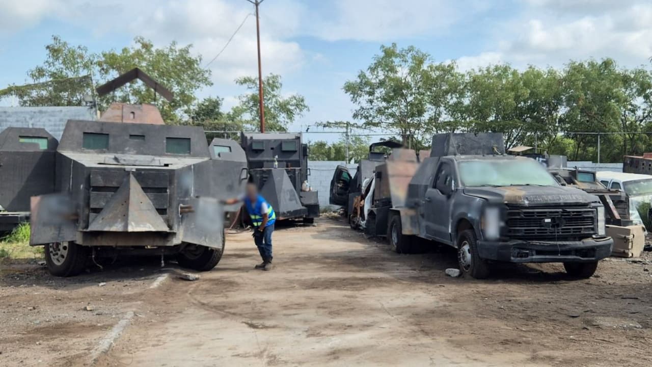 Destruyen 15 vehículos ‘monstruo’ en Reynosa, Tamaulipas