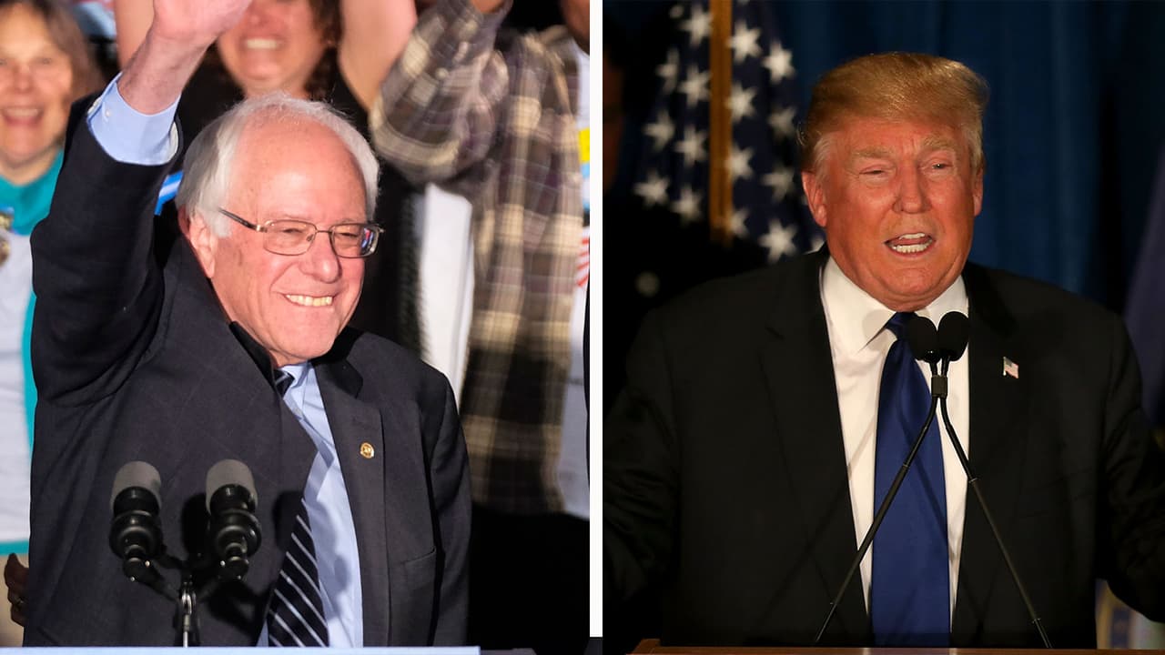 Sanders y Trump arrasan en New Hampshire