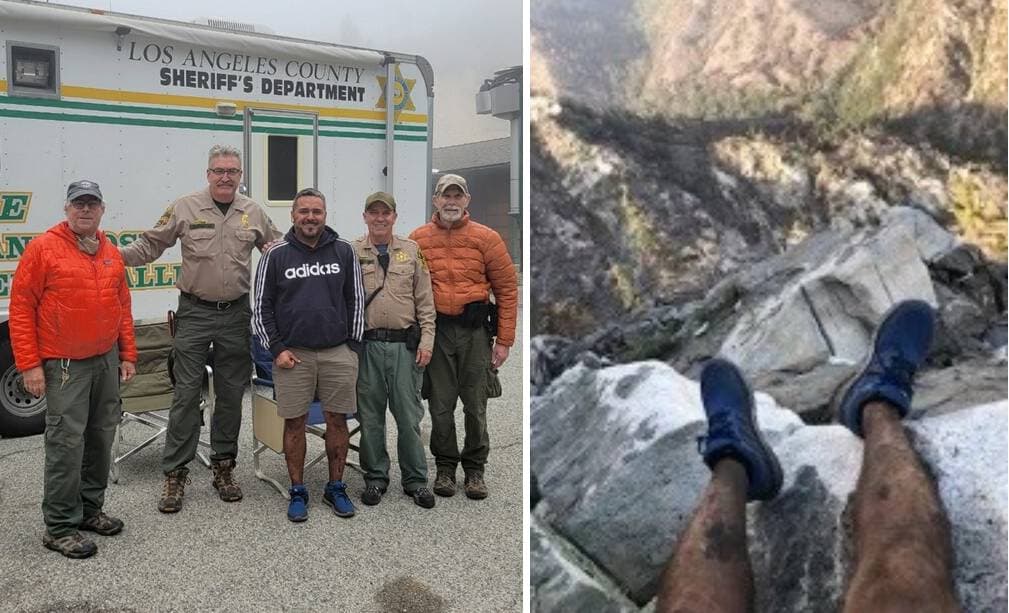 Encuentran al hombre que desapareció en el Angeles National Forest
