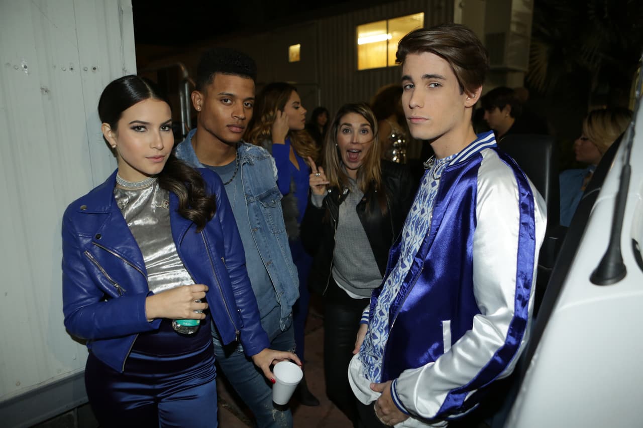 Zhamira, Christian y Abdiel posan con mucho estilo.