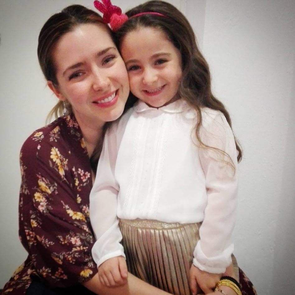 Ellas fueron madre e hija en la historia y desde el primer momento tuvieron una linda conexión.