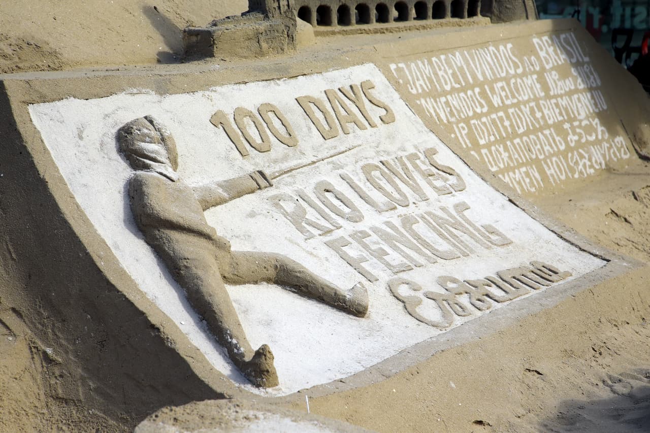 La Federación de Esgrima de Brasil celebra los 100 días en la arena.