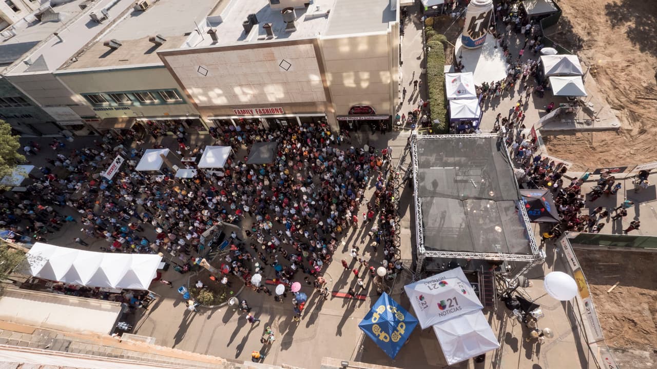 La celebracion de Independencia en el Fulton Mall