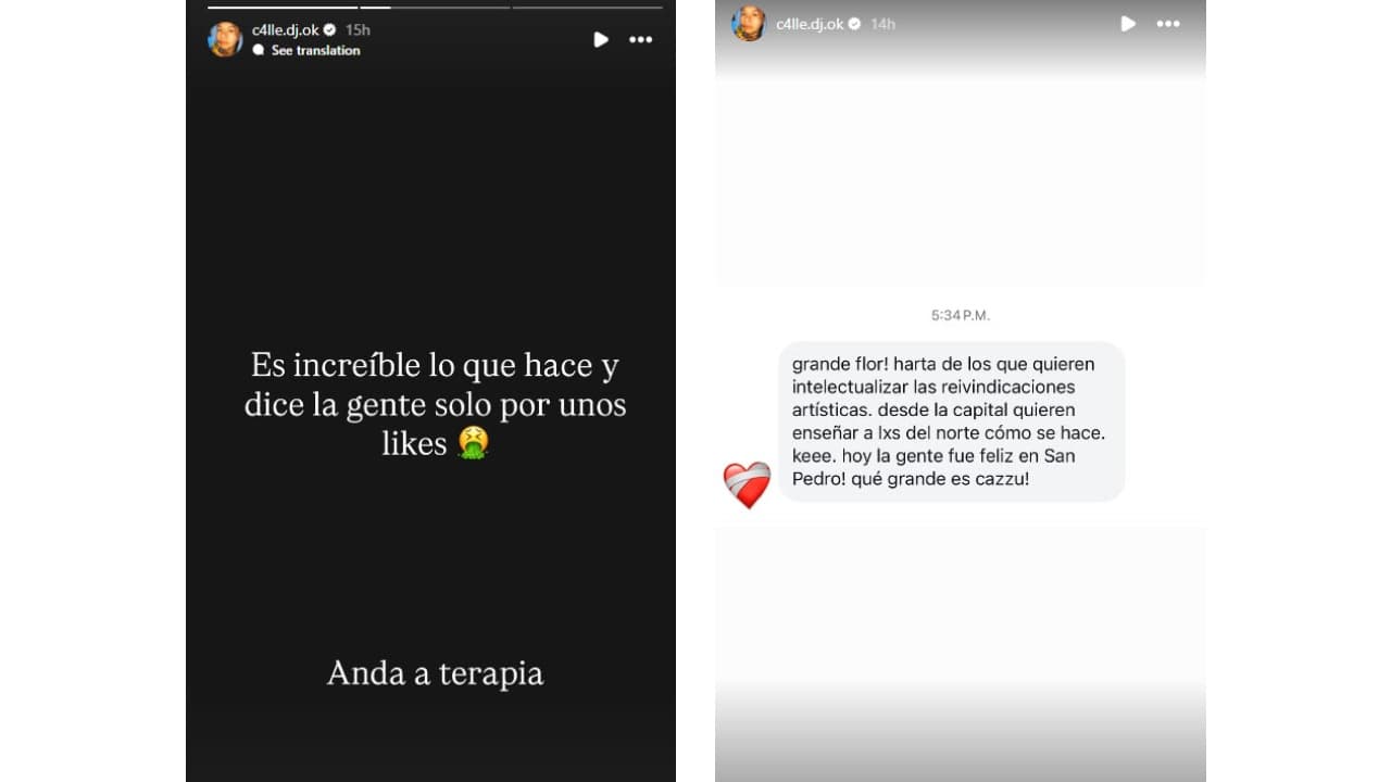 Hermana de Cazzu publica mensajes que algunos interpretan como indirectas a Nodal.