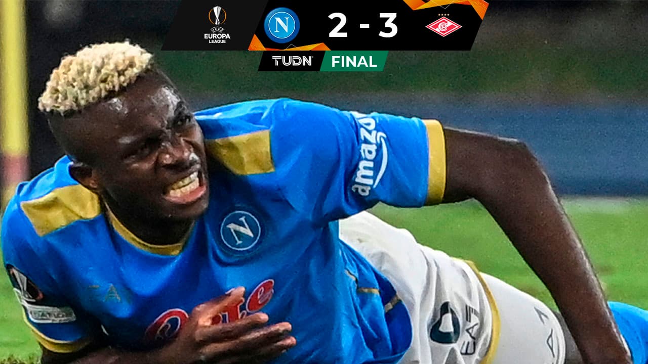 El Spartak de Moscú le hace la diablura al Napoli con todo y Chucky en la cancha