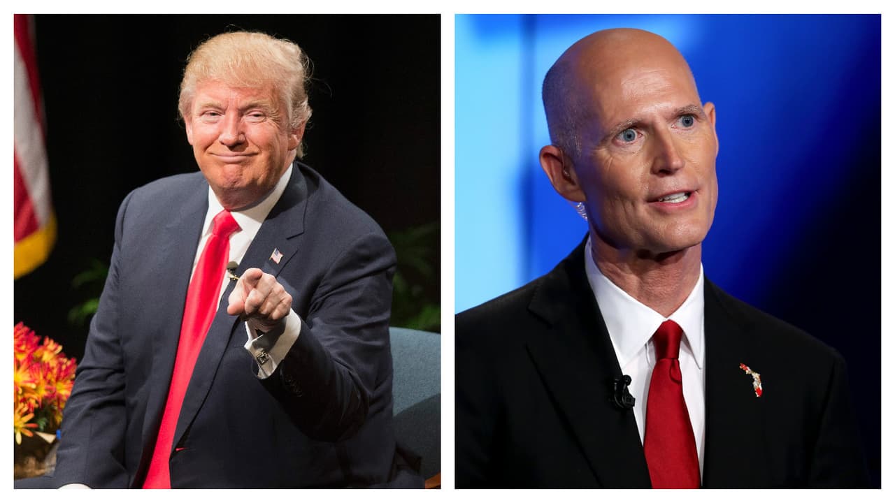 ¿Estaría Rick Scott en la papeleta junto a Trump?
