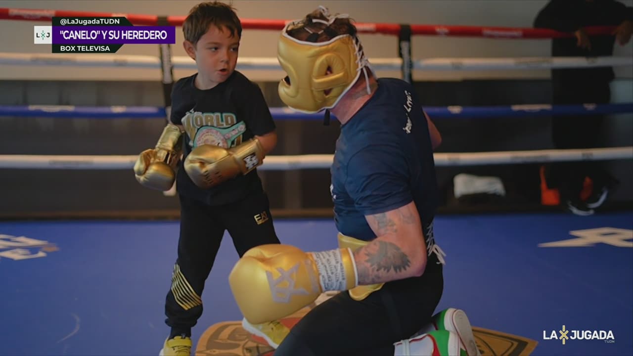 ¡Privilegiado! El único hijo del Canelo ya entrena con y como su padre
