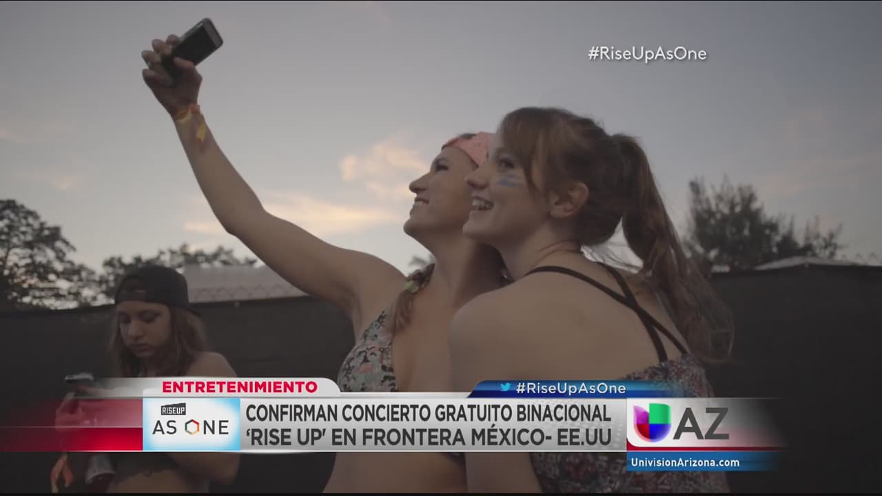 Concierto ‘Rise Up As One’ en la frontera entre EEUU y México