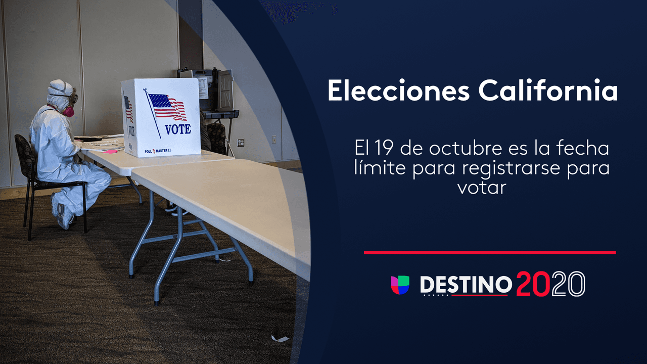 ¿Vas a votar en noviembre? Esta es la fecha límite para registrarse en California