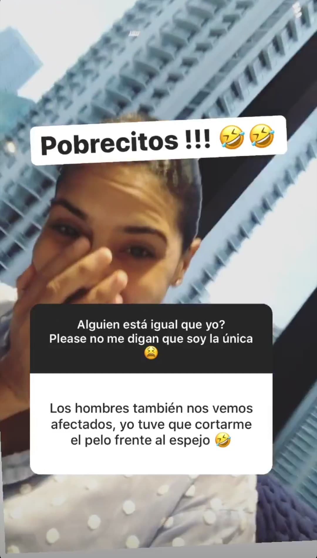 Francisca lamentó que los hombres estén sufriendo por los escasos servicios en las estéticas. Afortunadamente la creatividad de ellos está a tope y pueden lucir look nuevo sin salir de casa, lo anterior de acuerdo con lo que redactó el chico en las 'stories' de la dominicana.