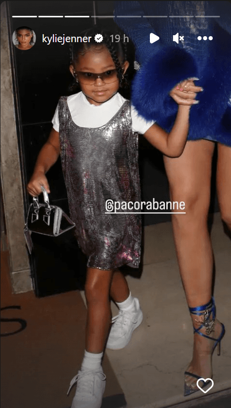 El guardarropas de Stormi Webster está lleno de marcas de lujo