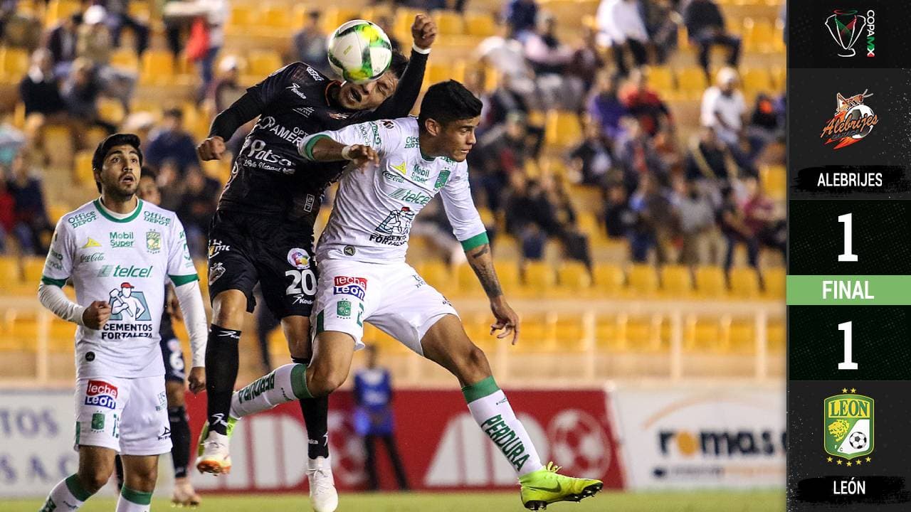 Alebrijes le arrebató la victoria a León con agónico gol en la Copa MX