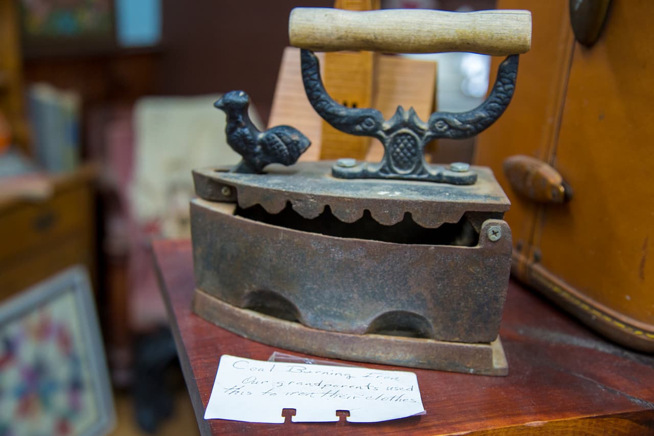 Una plancha de otros tiempos.