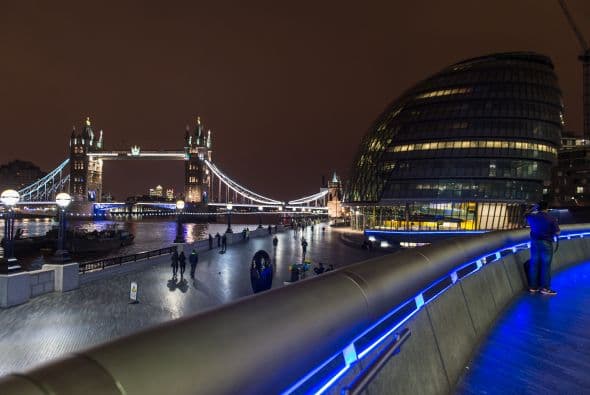 El autismo afecta a 70 millones de personas en el mundo. En la foto, The Walls of the Scoop en Londres, Inglaterra.