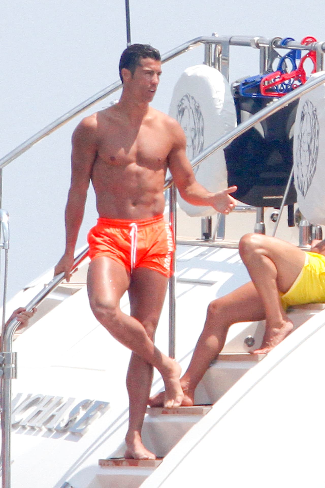Cristiano sigue disfrutando de sus vacaciones.