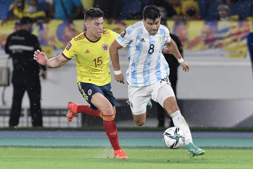 Argentina no logra aguantar la ventaja de 0-2 y los tantos de Luis Muriel y Miguel Borja le dan el empate a 2-2 a Colombia en el minuto 90+4.