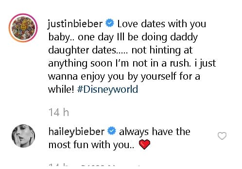 En aquella ocasión, el mensaje fue correspondido por ella, quien contestó: "Siempre tengo la mayor diversión contigo".
<br>