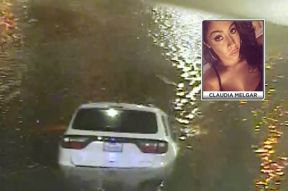 El vehículo que manejaba Claudia Melgar, una joven de 25 años, entró al agua estancanda en la calle West Park a las 6:10 am y se sumergió completamente a las 6:30 am.
