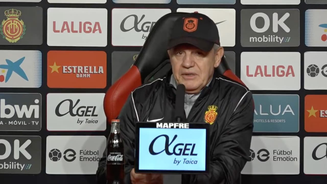 Javier Aguirre asume toda la culpa por el mal momento del Mallorca