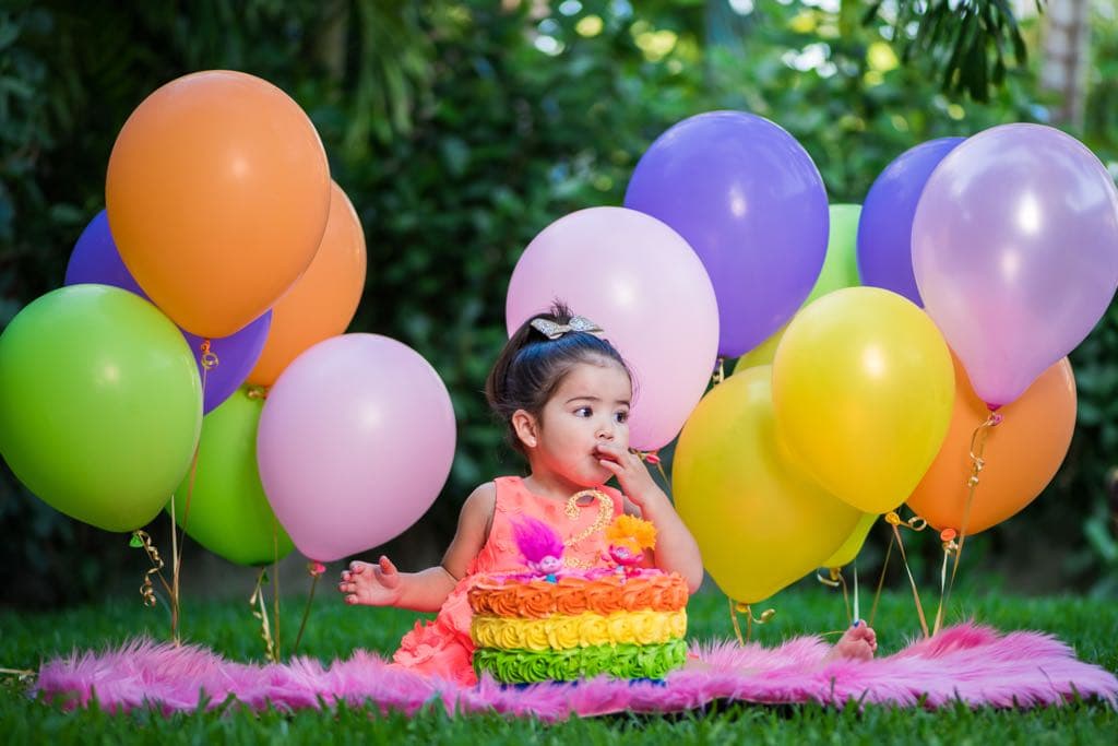 Parece que el pastel estaba delicioso o tu qué opinas, mira nada más la carita de #BabyGiulietta.