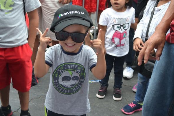 Chicos y grandes disfrutaron de la súper fiesta.