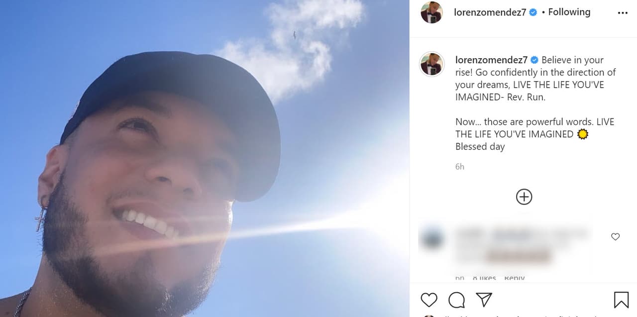 Respecto a estos meses en que ya no están juntos como pareja, él mencionó en TVyNovelas: "Ya casi pasa (el año); como siempre digo en las entrevistas, lo bonito es que ella está bien, que yo estoy bien, y mejor así". 
<br>
<br>