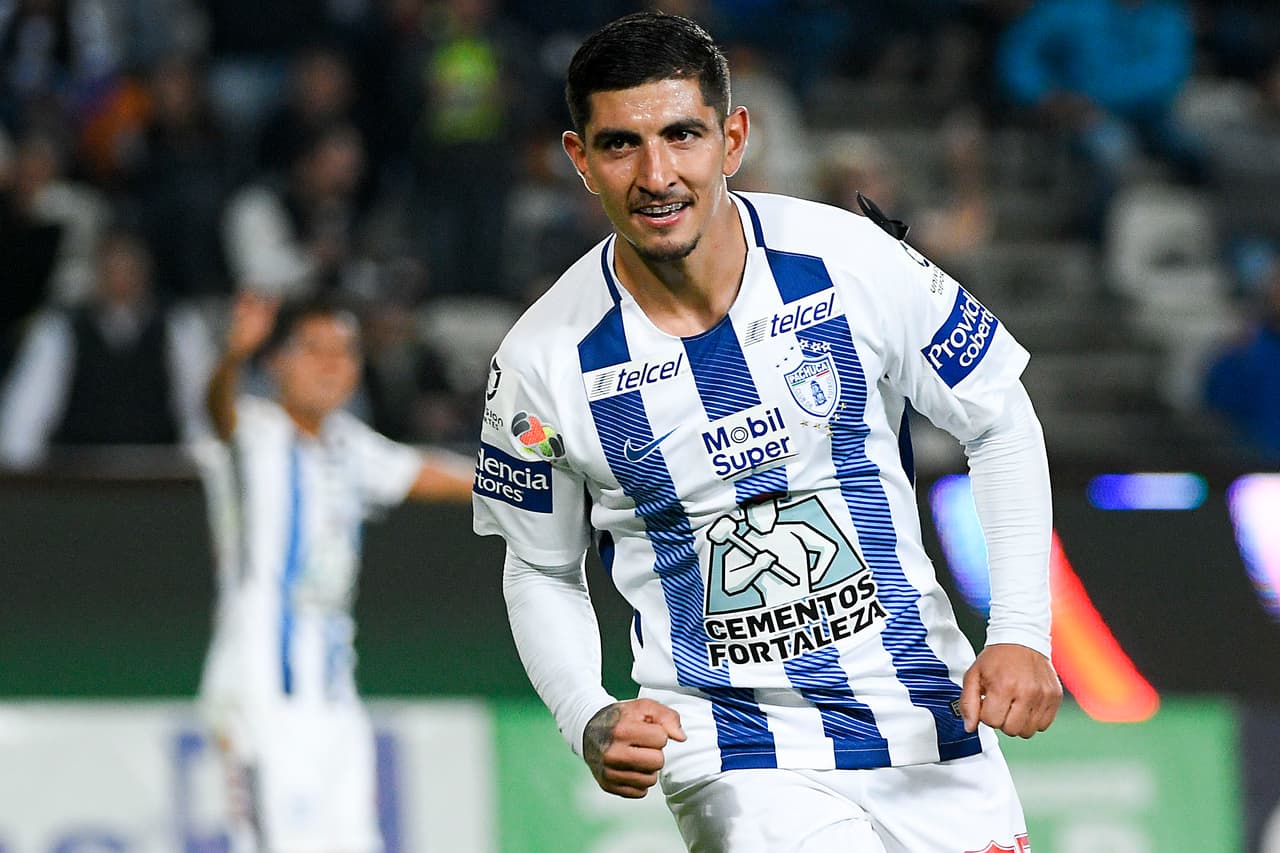 5. Víctor Guzmán. El primer mexicano en la lista de goleadores del Apertura 2018, con el Pachuca que no está en la Liguilla. 9 goles en 1272 minutos.