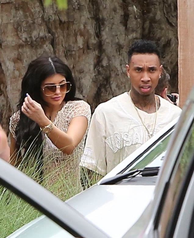 Kylie salió a pasear con Tyga.