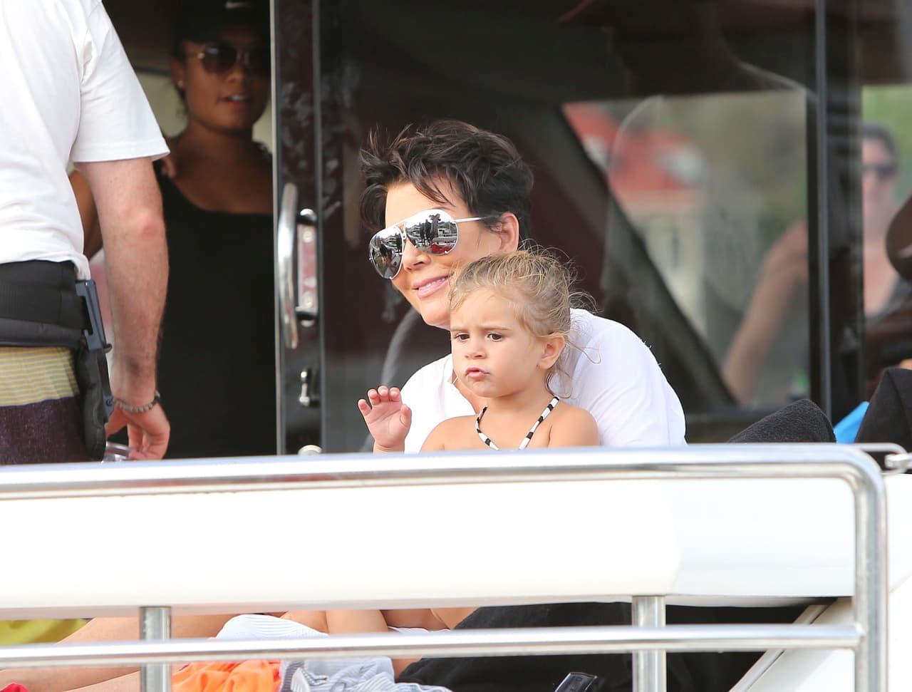 Kris Jenner con su nieta Penelope.