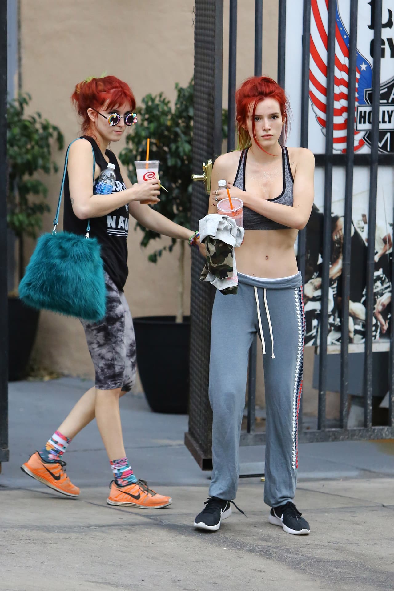 Pero los fotógrafos se quedaron retratando su cinturita.