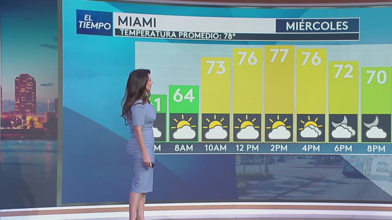 Pronóstico del tiempo hoy en Miami: cielos nublados por la tarde; temperatura alcanzará 77 °F