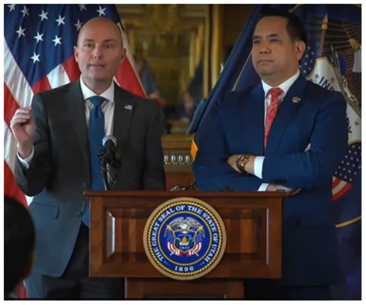 El gobernador Spencer y el Fiscal General, Sean D. Reyes externaron su preocupación por los efectos de las redes en los menores.