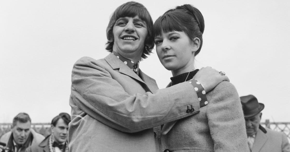 Ringo Starr y su primera esposa.