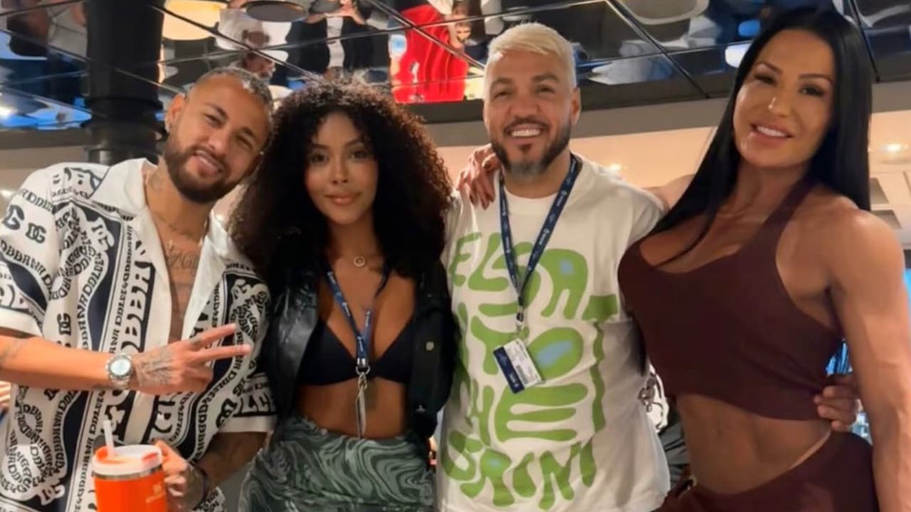 Neymar continúa su rehabilitación en crucero de tres días