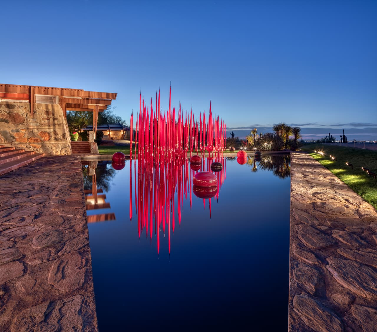 <a href="https://franklloydwright.org/site/taliesin-west/" target="_blank">El Taliesin West es un sitio histórico en la ciudad de Scottsdale</a> ya que fue la casa de invierno y la escuela del arquitecto Frank Lloyd Wright en Arizona.