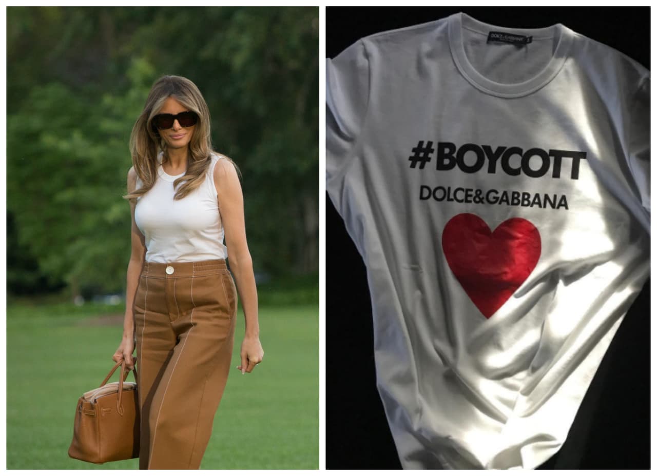 Dolce & Gabbana vuelve moda el odio que ha recibido por vestir a Melania Trump