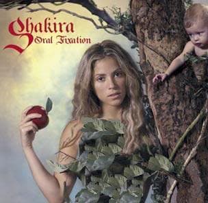 El disco de Shakira como elegido por Complex como “uno de los álbumes más sexys de la historia”, pero la portada fue censurada en algunos países.