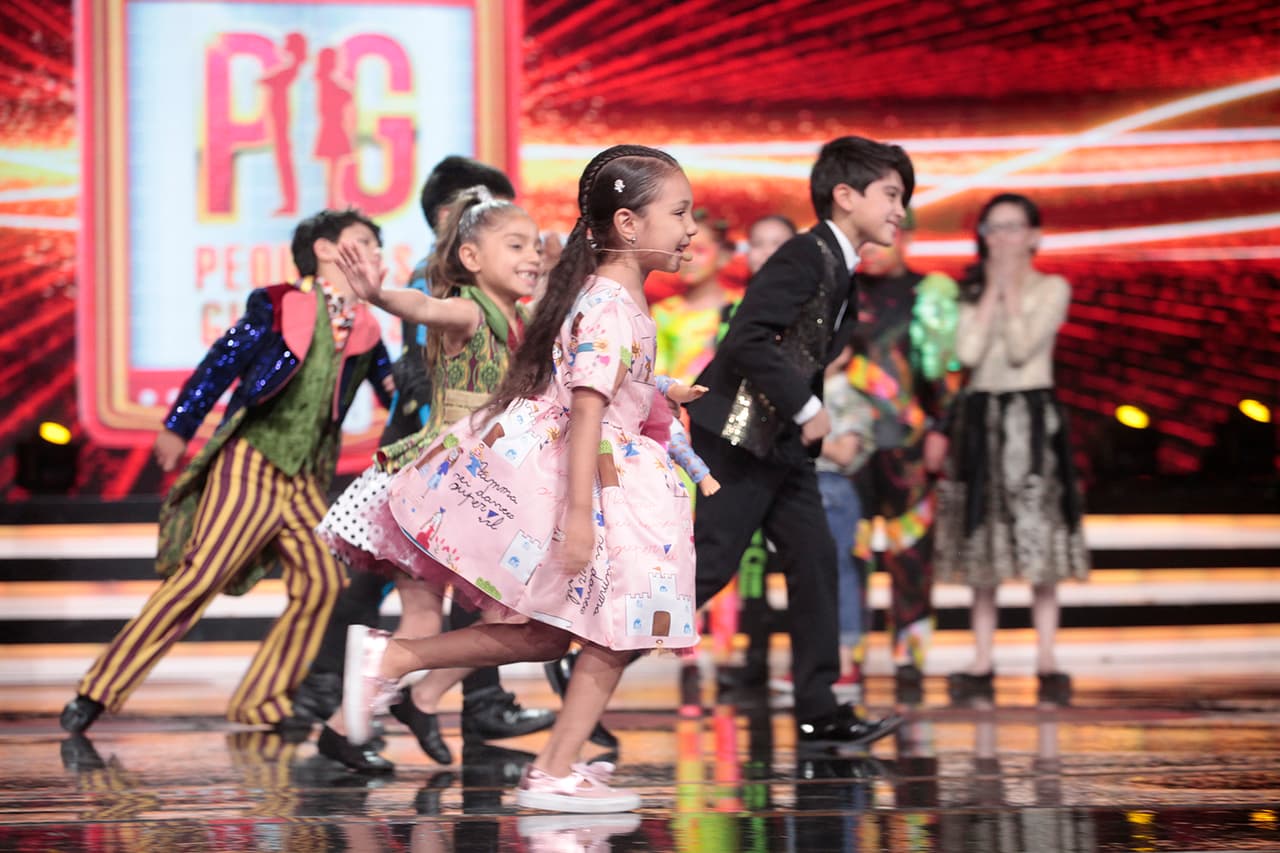 Al final los niños abandonaron la competencia, satisfechos por haber llegado hasta la semifinal de Pequeños Gigantes.